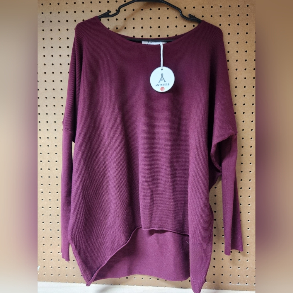 Anrabees Ribbed Sweater